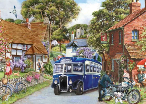 House of Puzzles Tight Corner - 500 Piece Jigsaw Puzzle