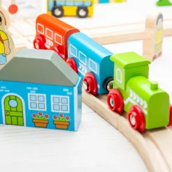 Bigjigs Rail Town and Country Train Set