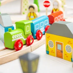 Bigjigs Rail Town and Country Train Set