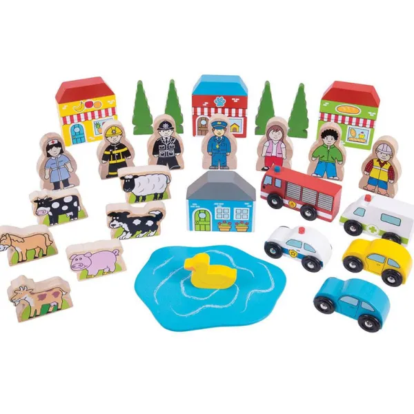 Bigjigs Rail Trackside Accessory Set