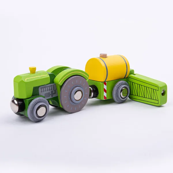 Bigjigs Rail Tractor and Crop Sprayer