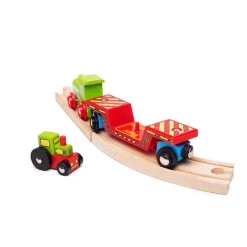 Bigjigs Rail Tractor Low Loader