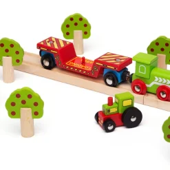 Bigjigs Rail Tractor Low Loader