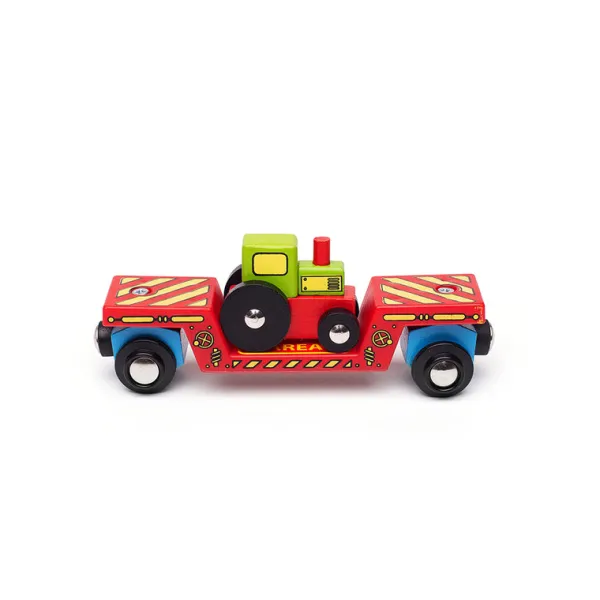 Bigjigs Rail Tractor Low Loader