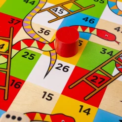 Bigjigs Toys Traditional Snakes and Ladders