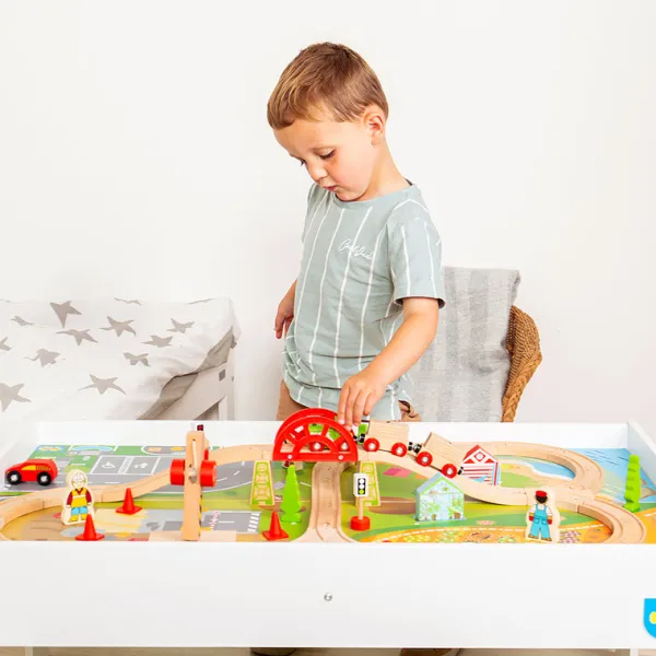 Bigjigs Rail Train Set & Table
