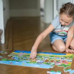 Bigjigs Toys Transport Town Floor Puzzle - DAMAGED BOX