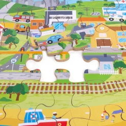 Bigjigs Toys Transport Town Floor Puzzle