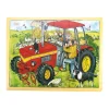 Bigjigs Toys Tray Puzzle Tractor