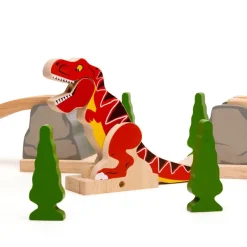 Bigjigs Rail T-Rex Bursting Bridge