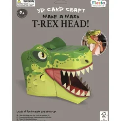 Fiesta Crafts T-Rex Head 3D Mask Card Craft Kit