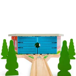 Bigjigs Rail Triple Engine Shed