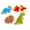 Bigjigs Toys Two Piece Puzzles - Dinosaur