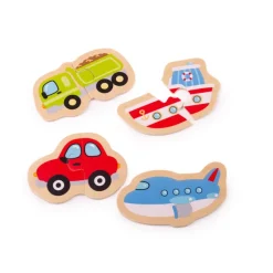 Bigjigs Toys Two Piece Puzzles (Transport)