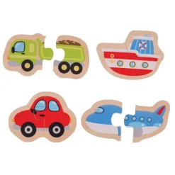Bigjigs Toys Two Piece Puzzles (Transport)