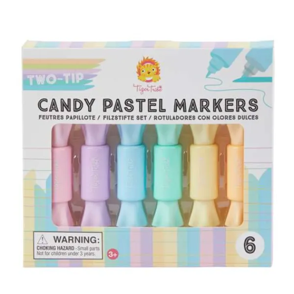 Tiger Tribe Two-Tip Candy Pastel Markers