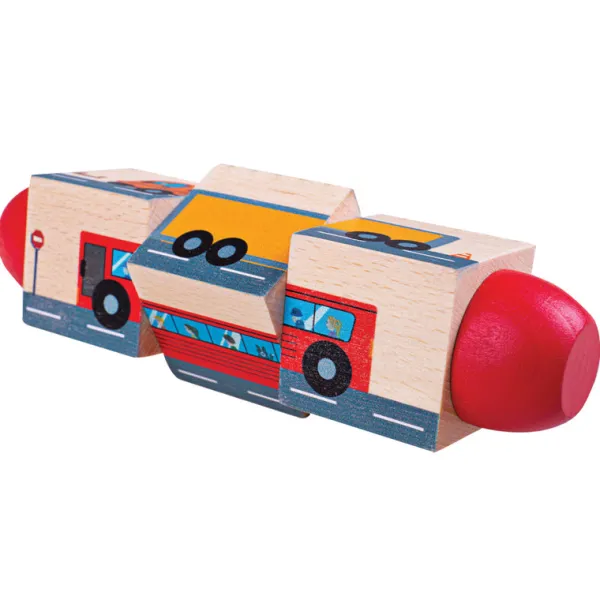Bigjigs Toys Vehicle Twist Blocks