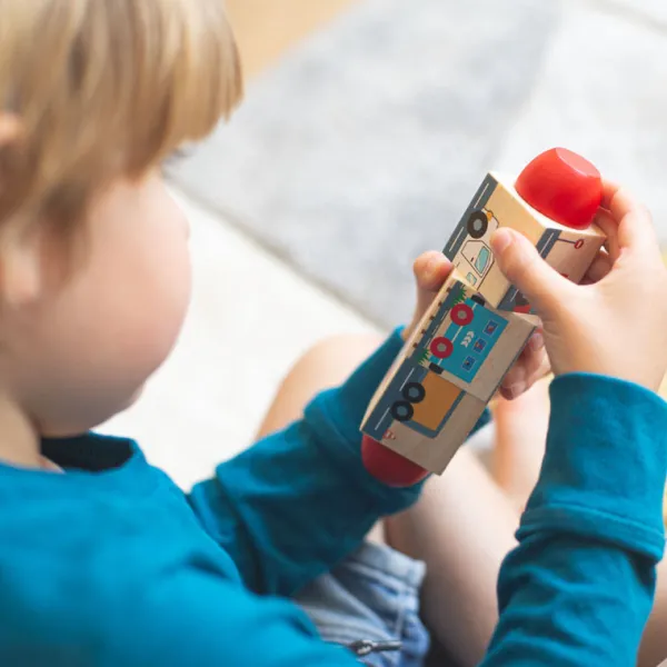 Bigjigs Toys Vehicle Twist Blocks