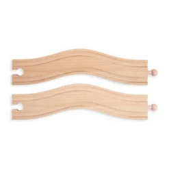 Bigjigs Rail Wavy Track (Pack of 2)