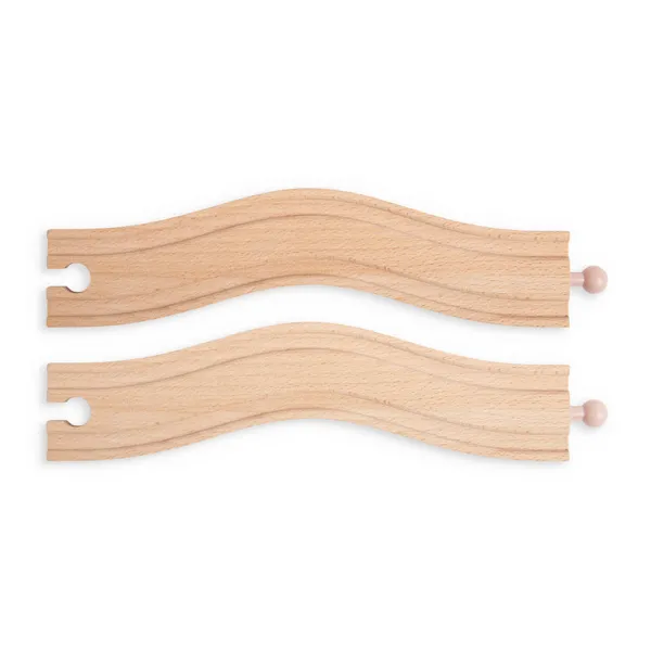 Bigjigs Rail Wavy Track (Pack of 2)