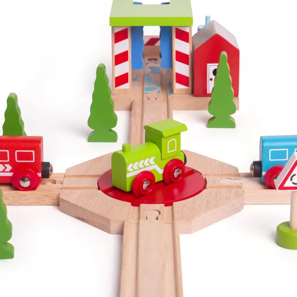 Bigjigs Rail 4 Way Turntable