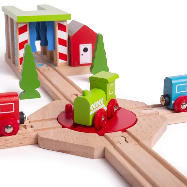 Bigjigs Rail 4 Way Turntable