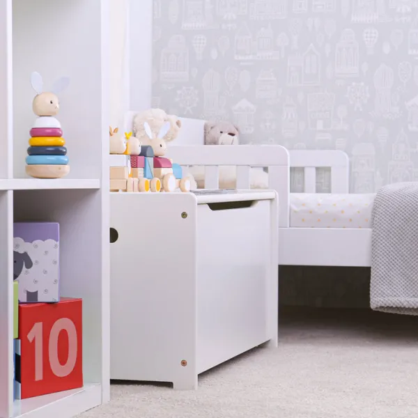Tidlo White Toy Chest
