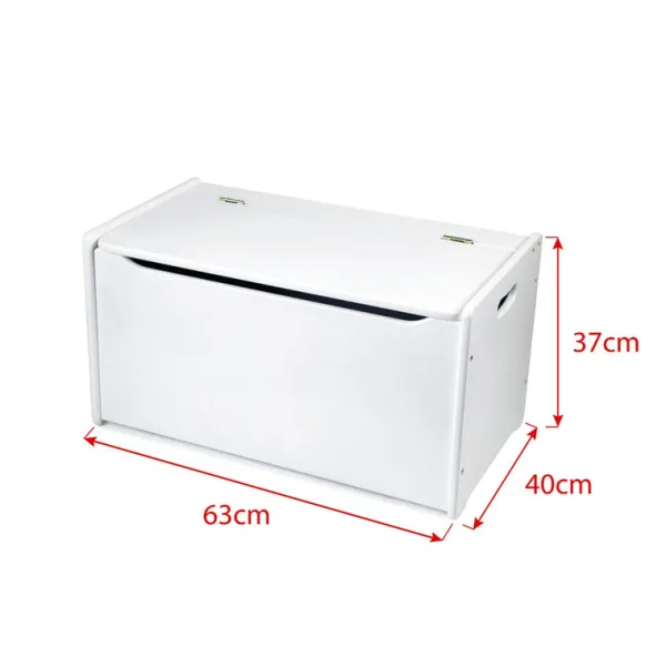Tidlo White Toy Chest