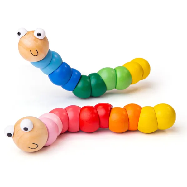 Bigjigs Toys Wiggly Worm (Pack of 2)