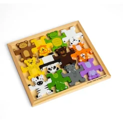 Bigjigs Toys Wild Animal Stacker