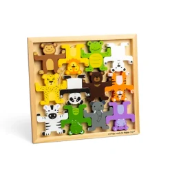 Bigjigs Toys Wild Animal Stacker