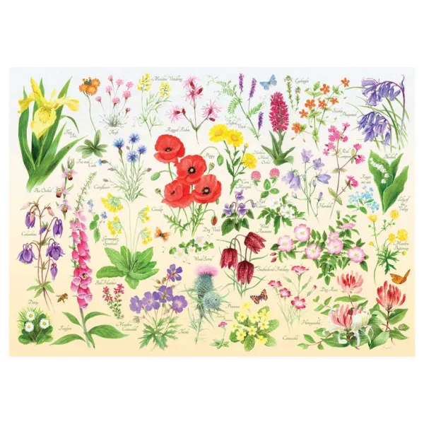 House of Puzzles Wildflowers 1000 Piece Puzzle