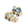 Bigjigs Toys Wind Up Trucks - Mixer, Roller