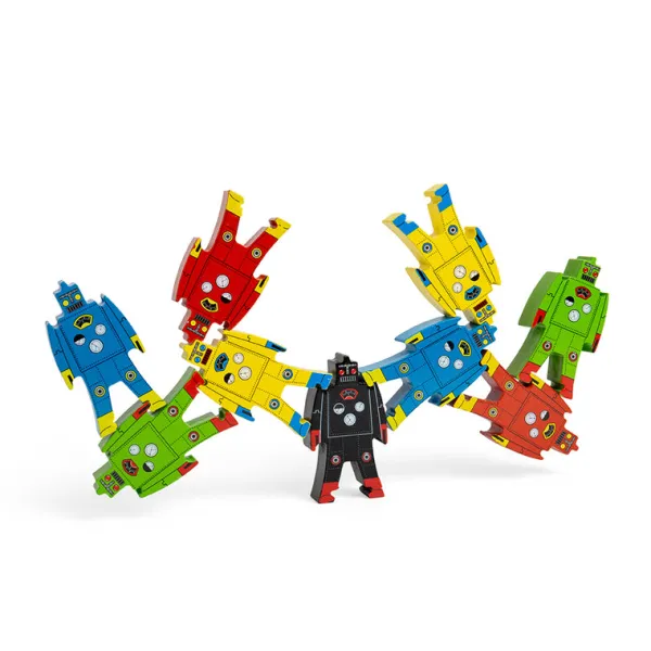 Schylling Wood Stacking Robots