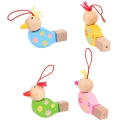 Bigjigs Toys Wooden Bird Whistles (Pack of 4)