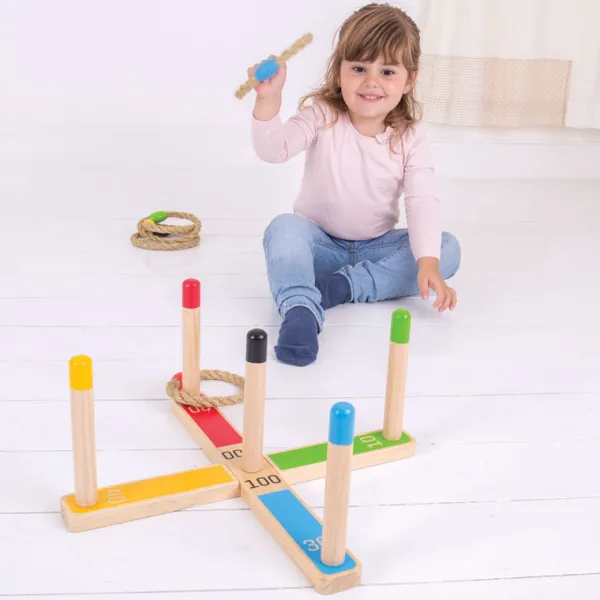 Bigjigs Toys Wooden Quoits