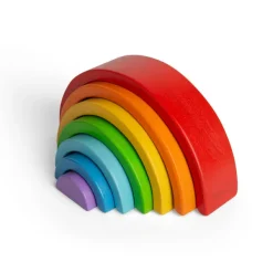 Bigjigs Toys Wooden Stacking Rainbow - Small